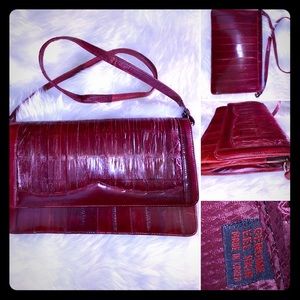 Vintage Exotic Eel Skin Korean Purse